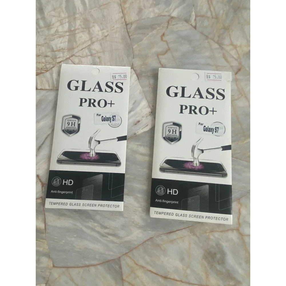 2 Pack Glass Pro+‎ Premium Tempered Glass Screen Protector for Samsung Galaxy S7